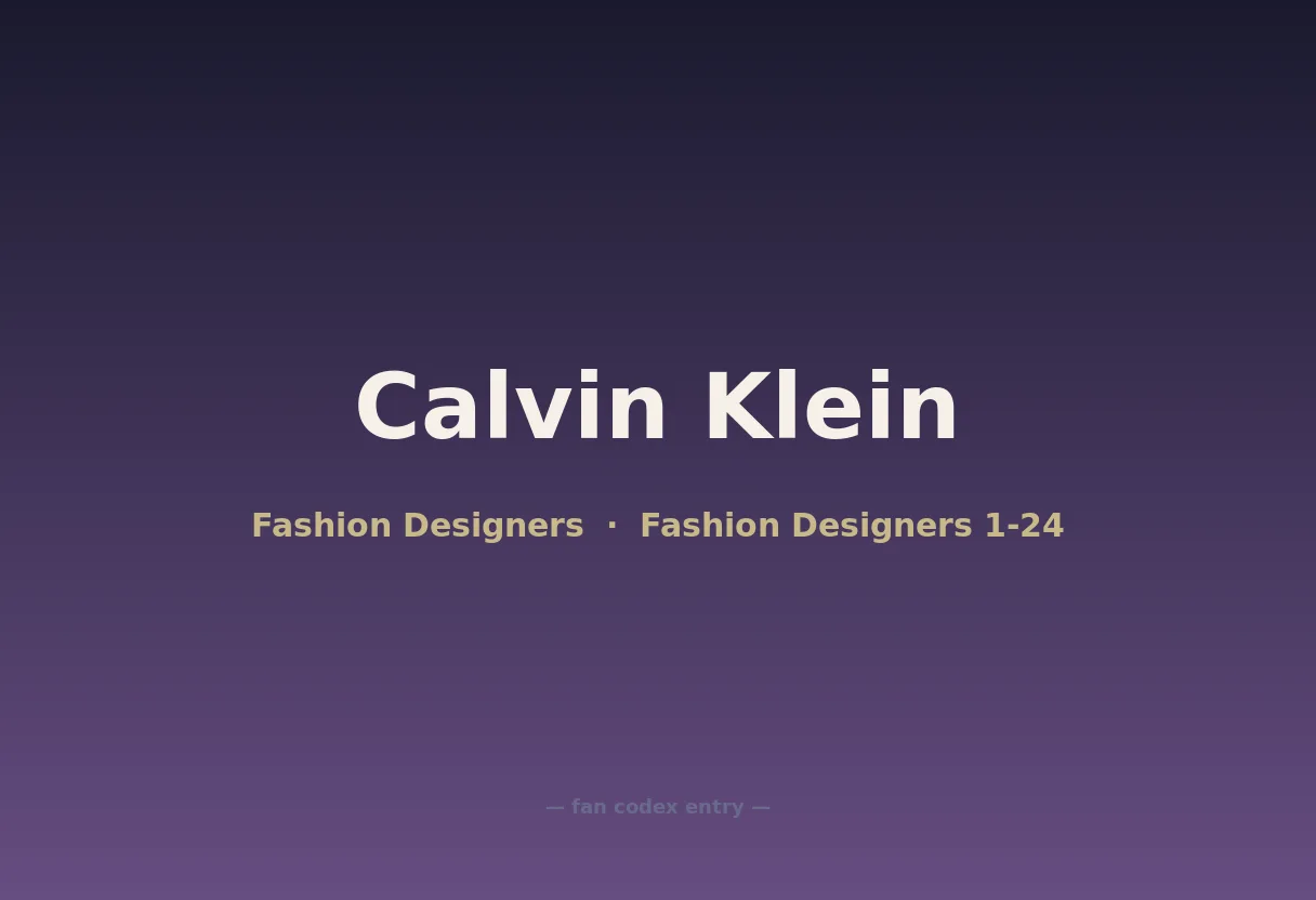 Calvin Klein
