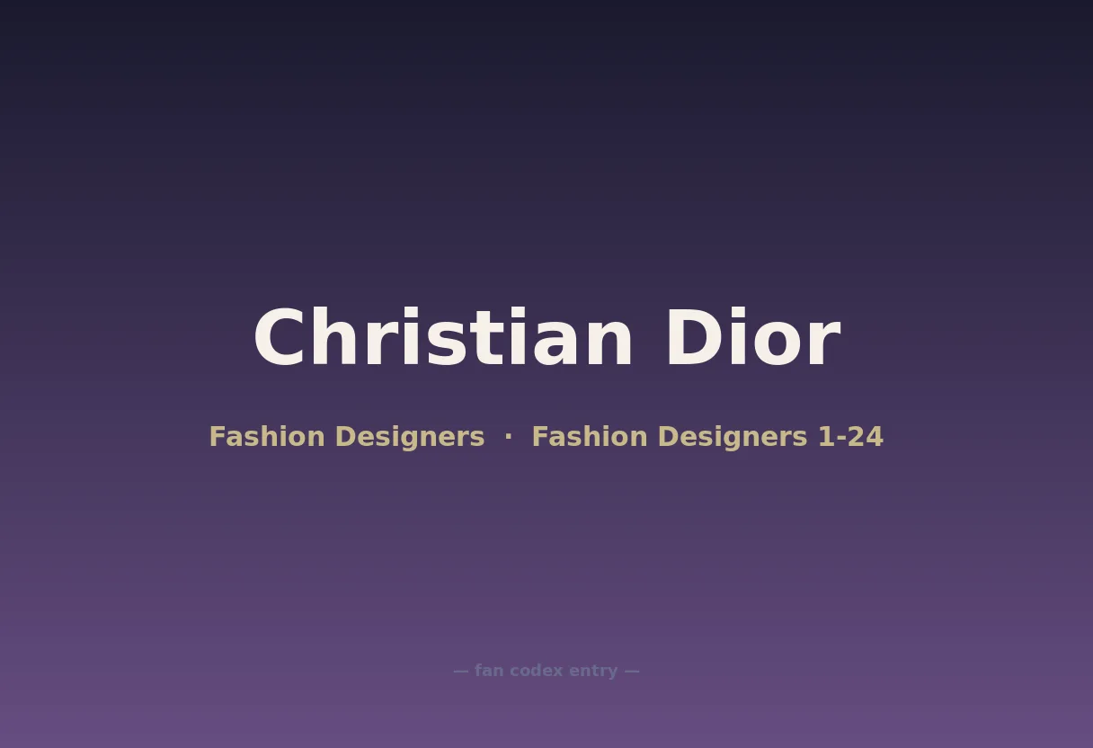 Christian Dior