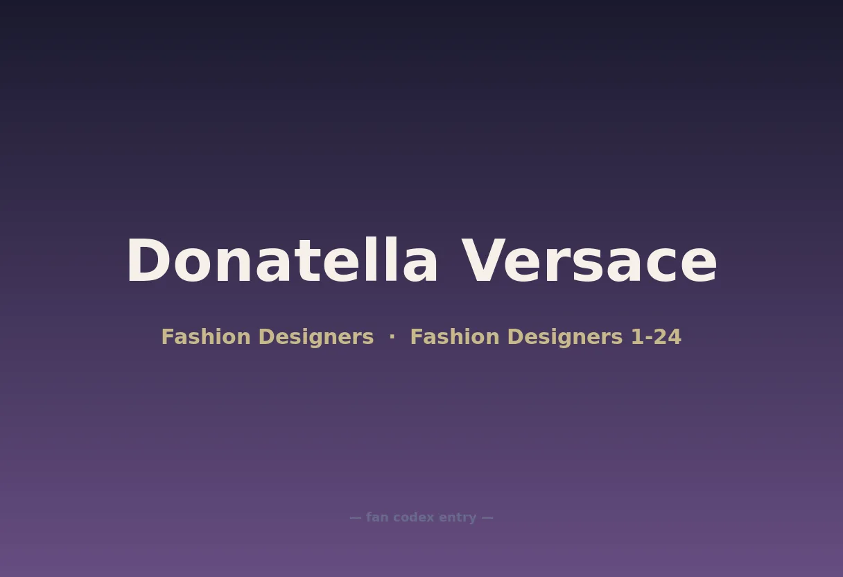 Donatella Versace